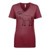 Next Level Apparel 1540 - Ladies' Ideal V-Neck Thumbnail
