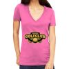 Tultex 214 - Ladies' Slim Fit Fine Jersey V-Neck Thumbnail