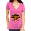 Tultex 214 - Ladies' Slim Fit Fine Jersey V-Neck Thumbnail