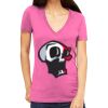 Tultex 214 - Ladies' Slim Fit Fine Jersey V-Neck Thumbnail