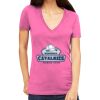 Tultex 214 - Ladies' Slim Fit Fine Jersey V-Neck Thumbnail