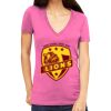 Tultex 214 - Ladies' Slim Fit Fine Jersey V-Neck Thumbnail