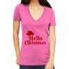 Tultex 214 - Ladies' Slim Fit Fine Jersey V-Neck Thumbnail