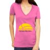 Tultex 214 - Ladies' Slim Fit Fine Jersey V-Neck Thumbnail