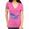 Tultex 214 - Ladies' Slim Fit Fine Jersey V-Neck Thumbnail