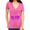 Tultex 214 - Ladies' Slim Fit Fine Jersey V-Neck Thumbnail