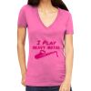 Tultex 214 - Ladies' Slim Fit Fine Jersey V-Neck Thumbnail