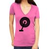 Tultex 214 - Ladies' Slim Fit Fine Jersey V-Neck Thumbnail