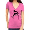 Tultex 214 - Ladies' Slim Fit Fine Jersey V-Neck Thumbnail