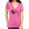 Tultex 214 - Ladies' Slim Fit Fine Jersey V-Neck Thumbnail