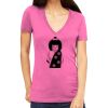 Tultex 214 - Ladies' Slim Fit Fine Jersey V-Neck Thumbnail